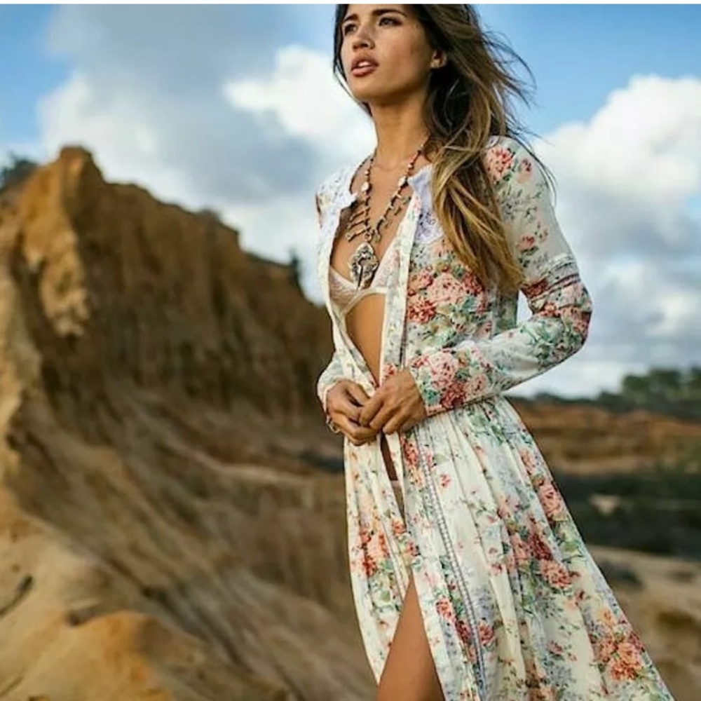 SOLD 💔 Arnhem Hummingbird Cardigan Duster Kimono